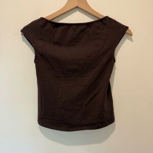 Reformation Dara Knit Top Mole